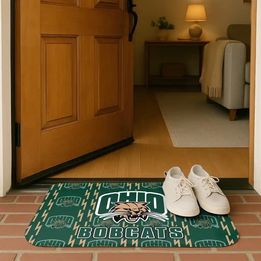 ohio-bobcats-bolt-row-green-doormat-fashion-forward.webp