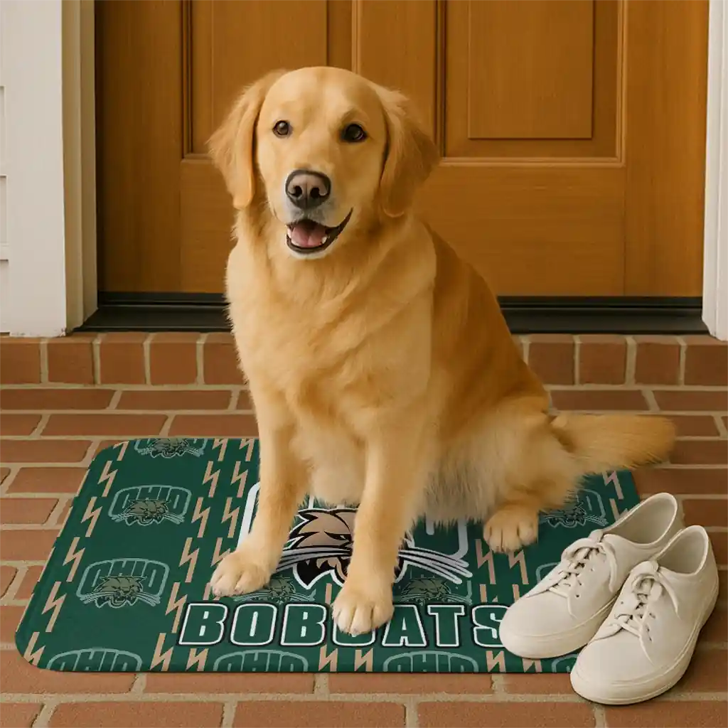 ohio-bobcats-bolt-row-green-doormat-high-quality.webp