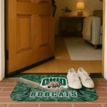 ohio-bobcats-layered-lines-green-doormat-best-selling.webp