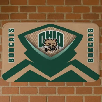 Ohio Bobcats Ninja Mesh Green Doormat