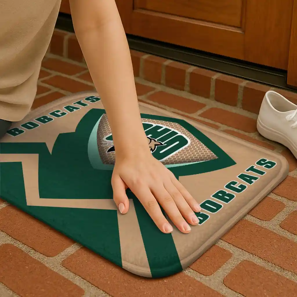 ohio-bobcats-ninja-mesh-green-doormat-premium-grade.webp