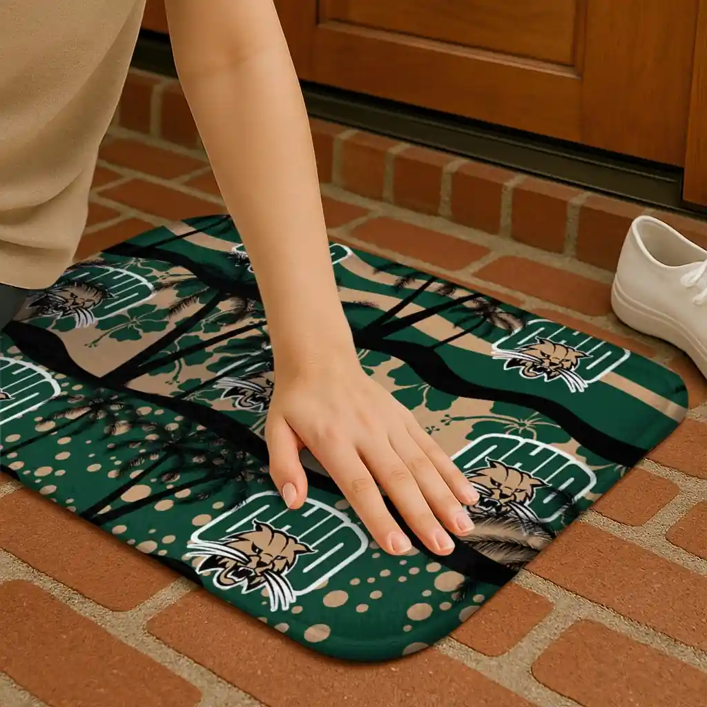 ohio-bobcats-palm-silhouette-green-black-doormat-premium-grade.webp