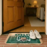 ohio-bobcats-pixel-blur-green-doormat-best-selling.webp