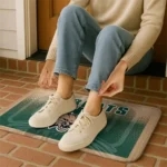ohio-bobcats-pixel-blur-green-doormat-best-selling.webp