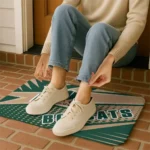 ohio-bobcats-sharp-flash-green-doormat-best-selling.webp