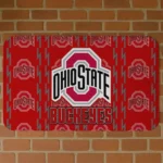 Ohio State Buckeyes Bolt Row Scarlet Doormat