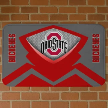 Ohio State Buckeyes Ninja Mesh Scarlet Doormat