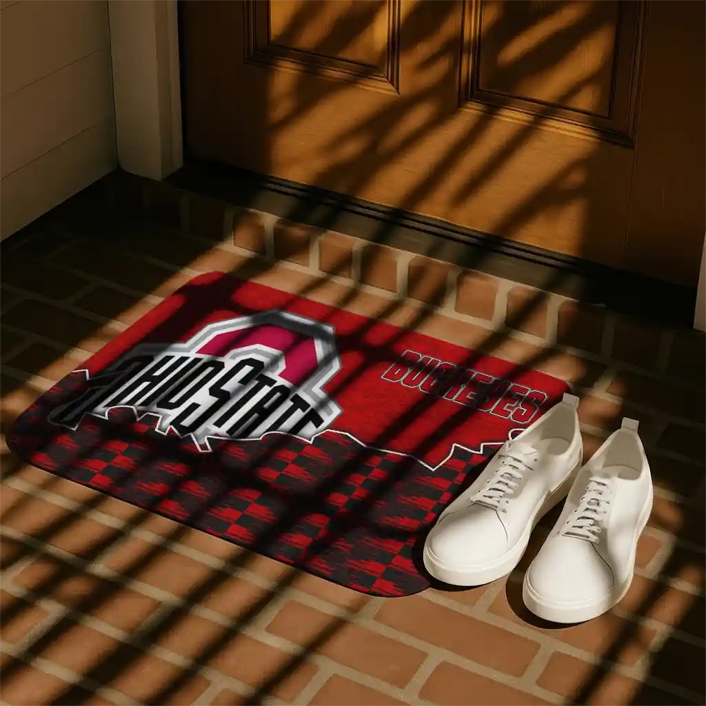 ohio-state-buckeyes-tribal-detailing-scarlet-black-doormat-trendy.webp