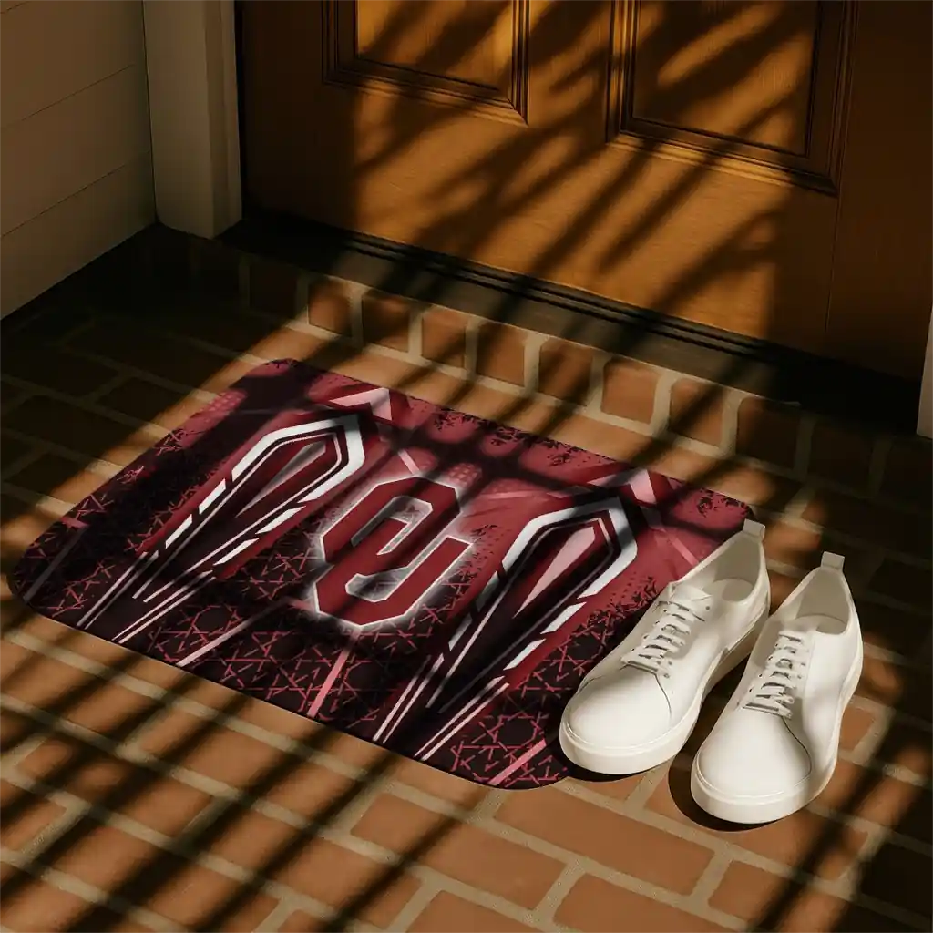 oklahoma-sooners-graphic-stripes-crimson-doormat-trendy.webp