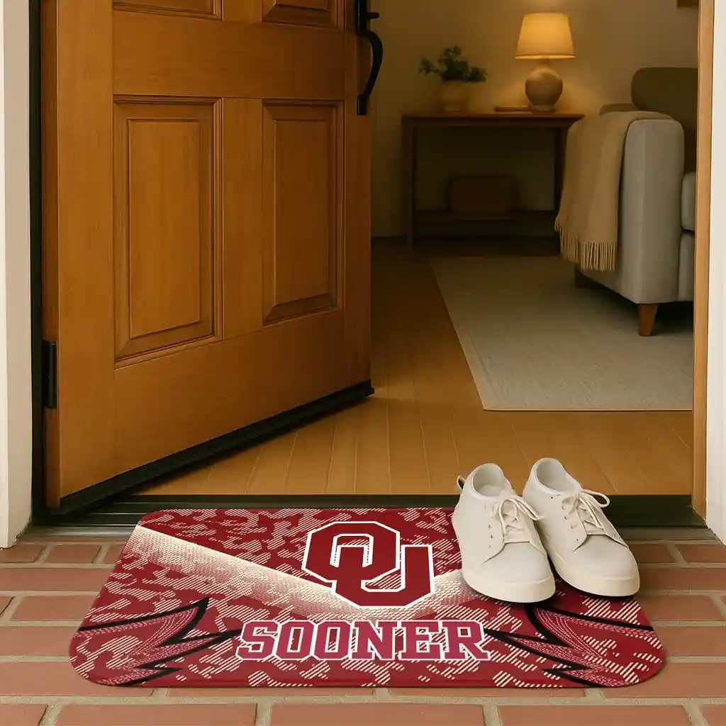 oklahoma-sooners-layered-lines-crimson-doormat-fashion-forward.webp