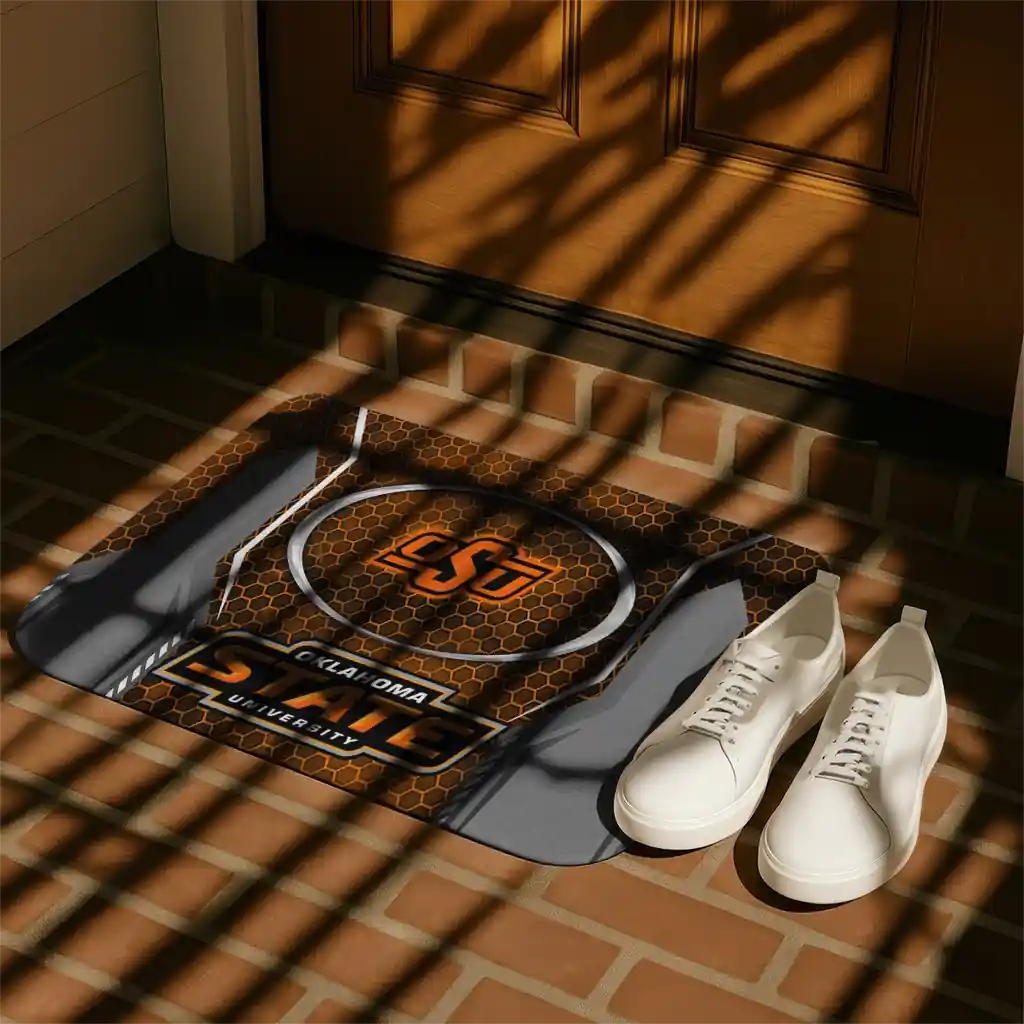 oklahoma-state-cowboys-hexagon-oval-orange-doormat-trendy.webp