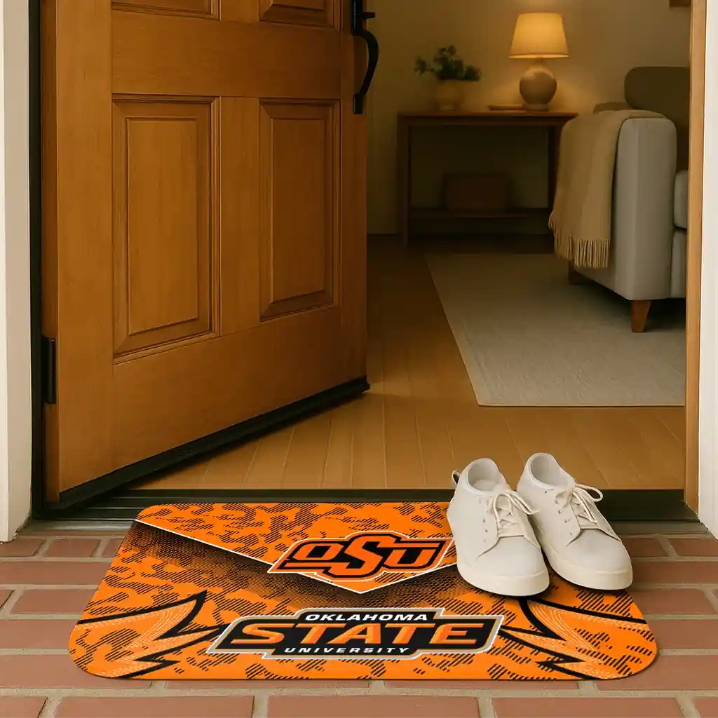 oklahoma-state-cowboys-layered-lines-orange-doormat-fashion-forward.webp