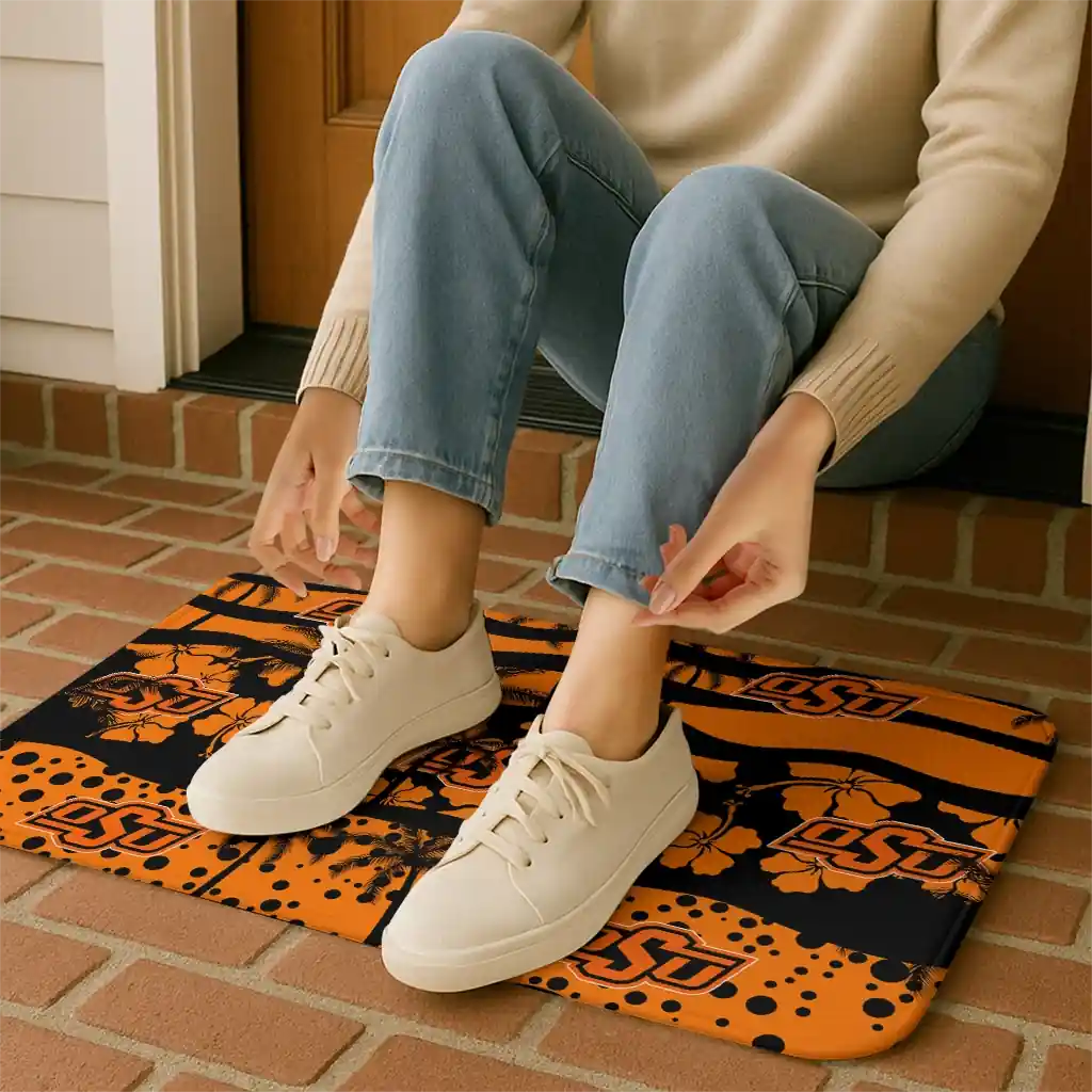 oklahoma-state-cowboys-palm-silhouette-orange-black-doormat-top-rated.webp