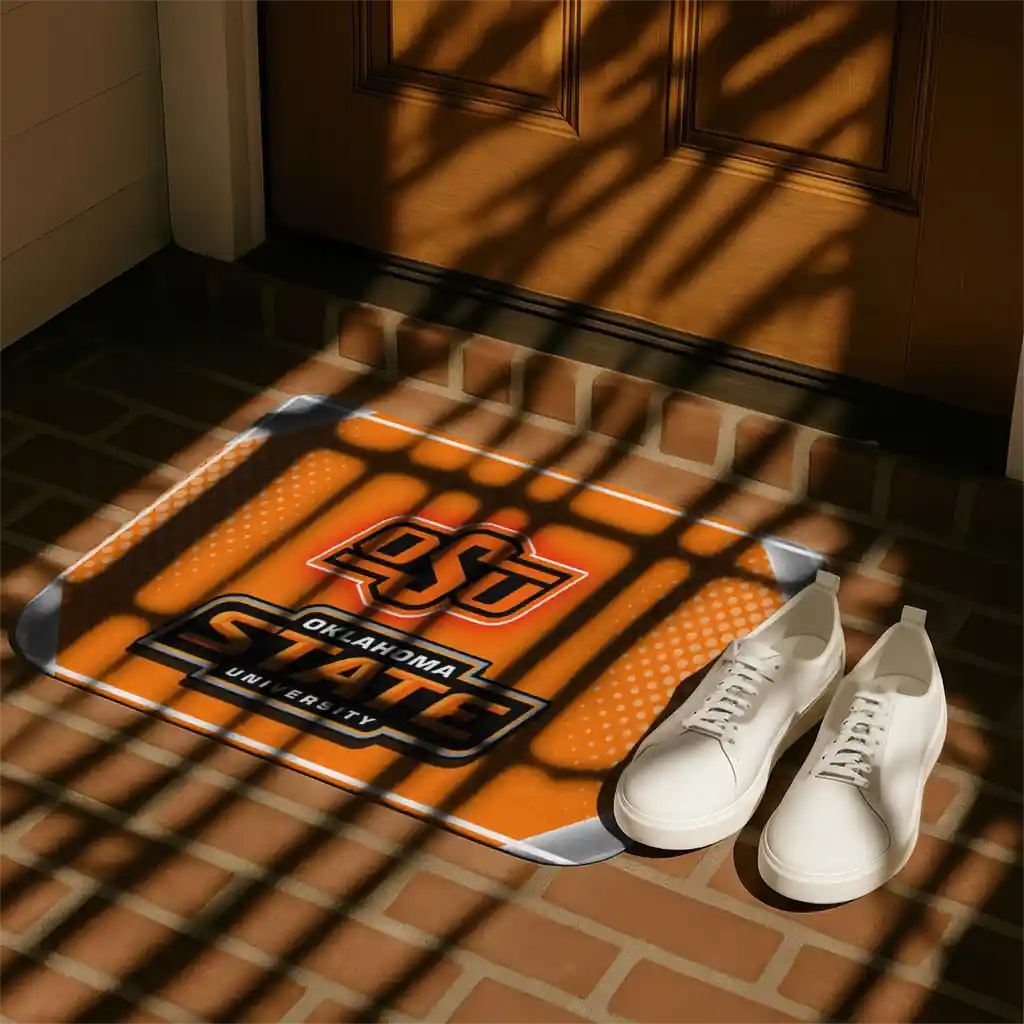 oklahoma-state-cowboys-silver-halftone-orange-doormat-trendy.webp