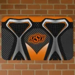 Oklahoma State Cowboys Torso Pattern Black Crocs Doormat