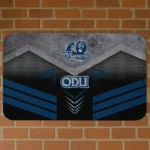 Old Dominion Monarchs Chevron Points Blue Black Doormat
