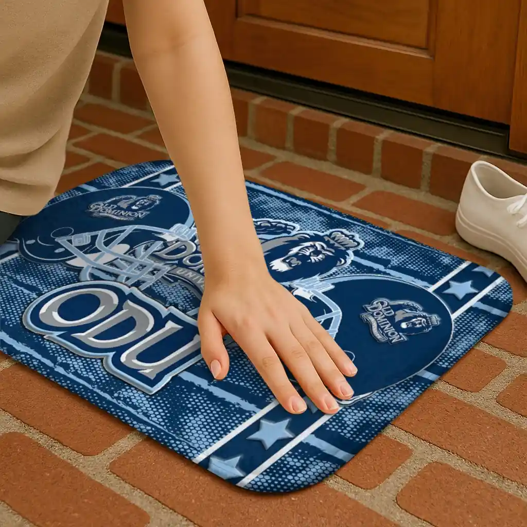 old-dominion-monarchs-helmet-illustration-blue-doormat-premium-grade.webp