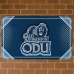 Old Dominion Monarchs Silver Halftone Blue Doormat