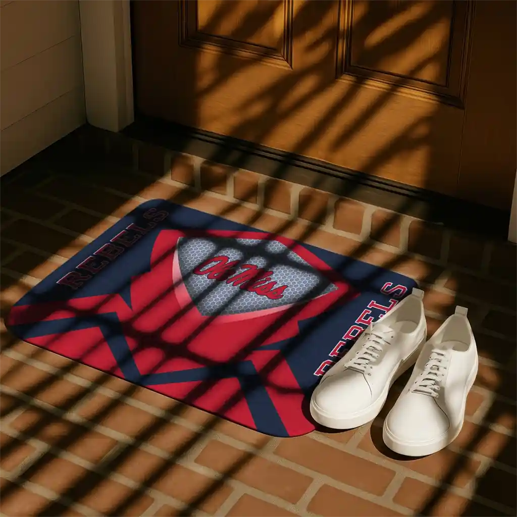 ole-miss-rebels-ninja-mesh-red-doormat-trendy.webp