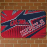 Ole Miss Rebels Sharp Flash Red Doormat