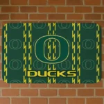 Oregon Ducks Bolt Row Green Doormat