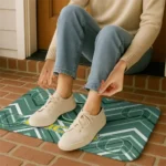 oregon-ducks-chevron-geometrics-green-doormat-best-selling.webp