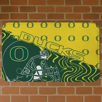 Oregon Ducks Football Pride Green Doormat