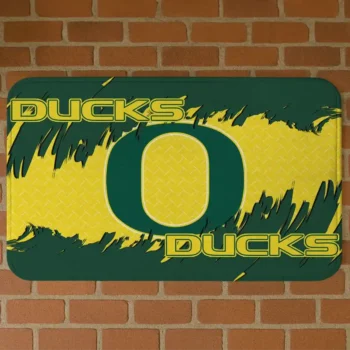 Oregon Ducks Plate Rip Green Doormat