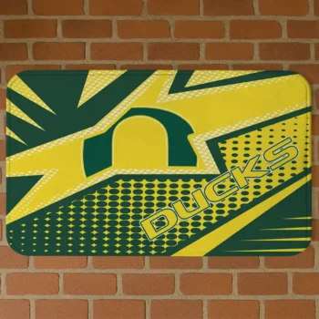 Oregon Ducks Sharp Flash Green Doormat