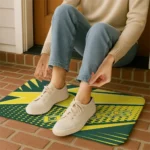 oregon-ducks-sharp-flash-green-doormat-best-selling.webp