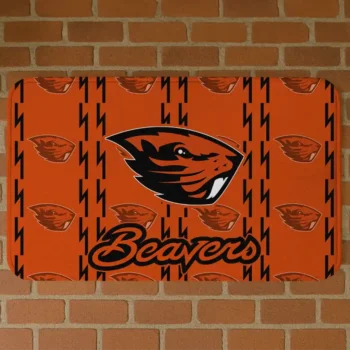 Oregon State Beavers Bolt Row Orange Doormat