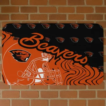 Oregon State Beavers Football Pride Orange Doormat