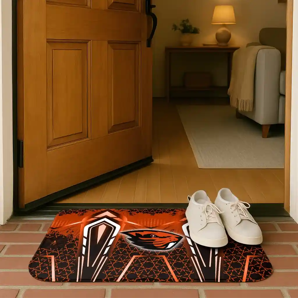 oregon-state-beavers-graphic-stripes-orange-doormat-fashion-forward.webp