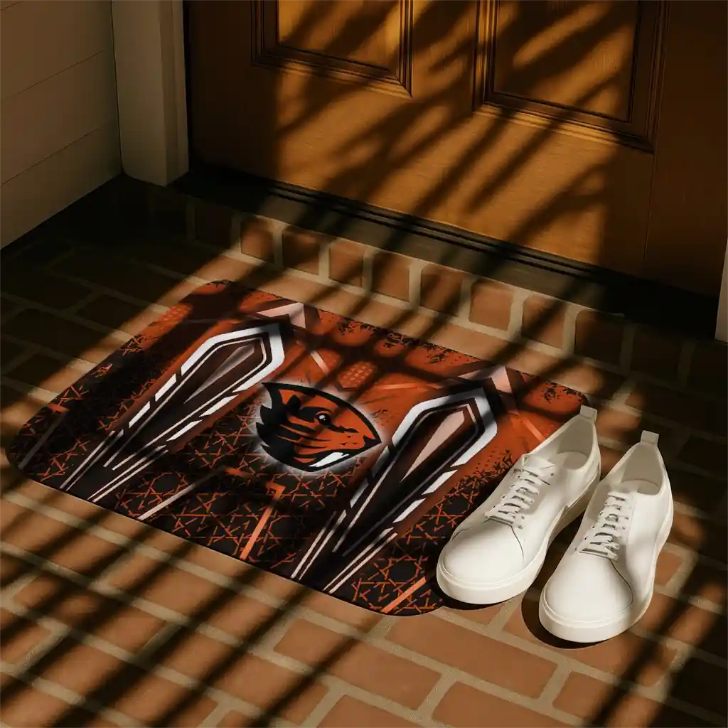 oregon-state-beavers-graphic-stripes-orange-doormat-trendy.webp