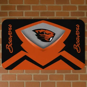 Oregon State Beavers Ninja Mesh Orange Doormat