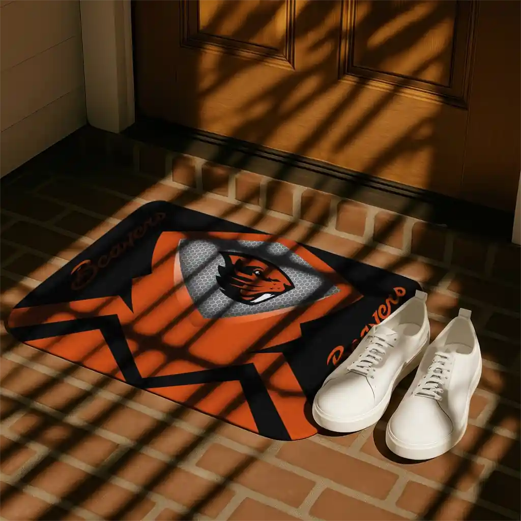 oregon-state-beavers-ninja-mesh-orange-doormat-trendy.webp