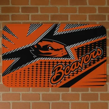 Oregon State Beavers Sharp Flash Orange Doormat