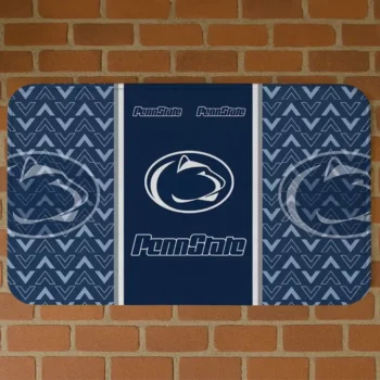 Penn State Nittany Lions Chevron Stack Blue Doormat