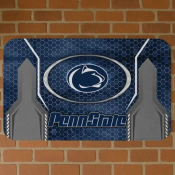 Penn State Nittany Lions Hexagon Oval Blue Doormat