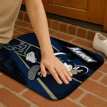 personalized-akron-zips-mickey-quarterback-blue-black-doormat-best-selling.webp