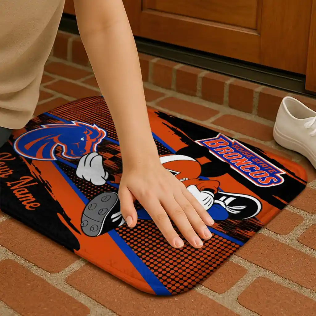 personalized-boise-state-broncos-mickey-quarterback-orange-black-doormat-premium-grade.webp