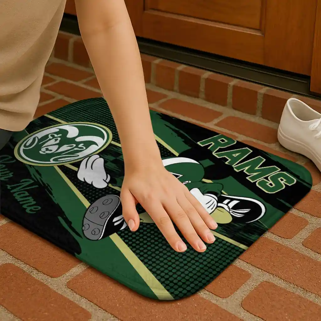 personalized-colorado-state-rams-mickey-quarterback-green-black-doormat-premium-grade.webp
