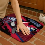personalized-liberty-flames-mickey-quarterback-red-black-doormat-best-selling.webp