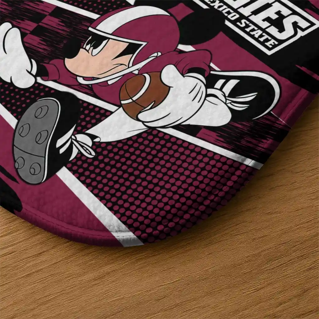 personalized-new-mexico-state-aggies-mickey-quarterback-crimson-black-doormat-latest-model.webp