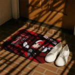 personalized-texas-tech-red-raiders-mickey-quarterback-red-black-doormat-best-selling.webp