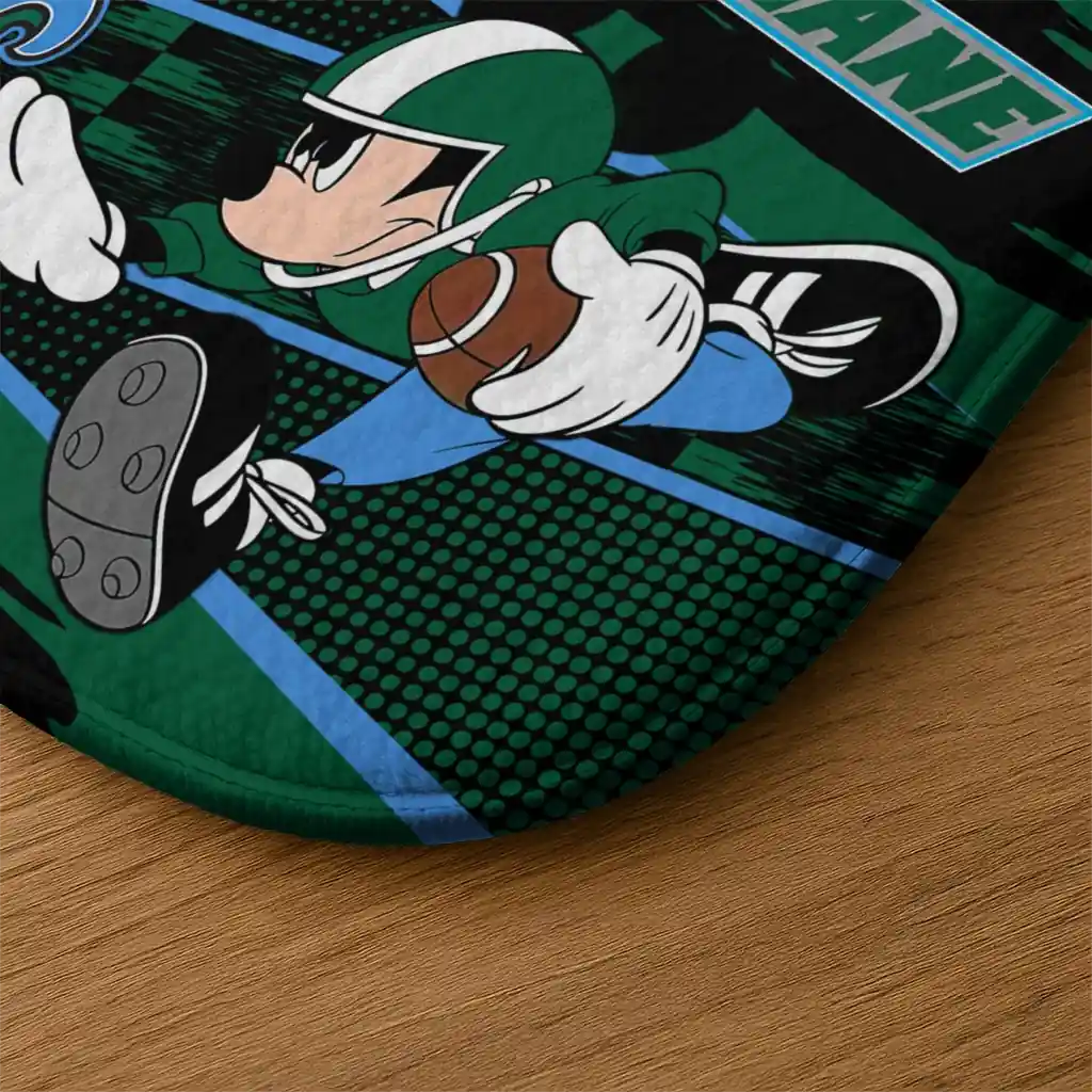 personalized-tulane-green-wave-mickey-quarterback-green-black-doormat-latest-model.webp