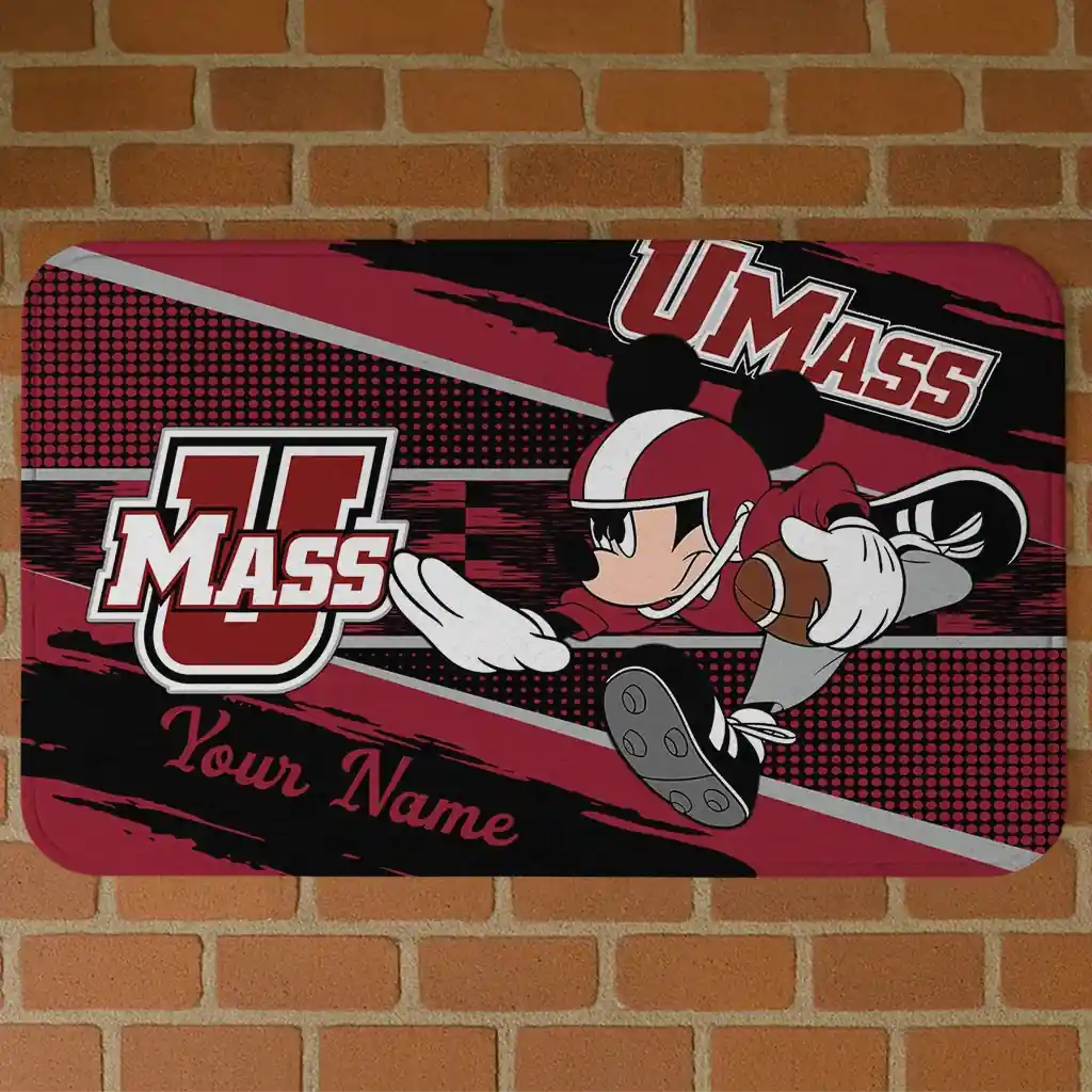 personalized-umass-minutemen-mickey-quarterback-red-black-doormat-best-selling.webp personalized umass minutemen mickey quarterback red black doormat best selling