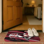 personalized-umass-minutemen-mickey-quarterback-red-black-doormat-best-selling.webp