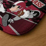 personalized-umass-minutemen-mickey-quarterback-red-black-doormat-best-selling.webp