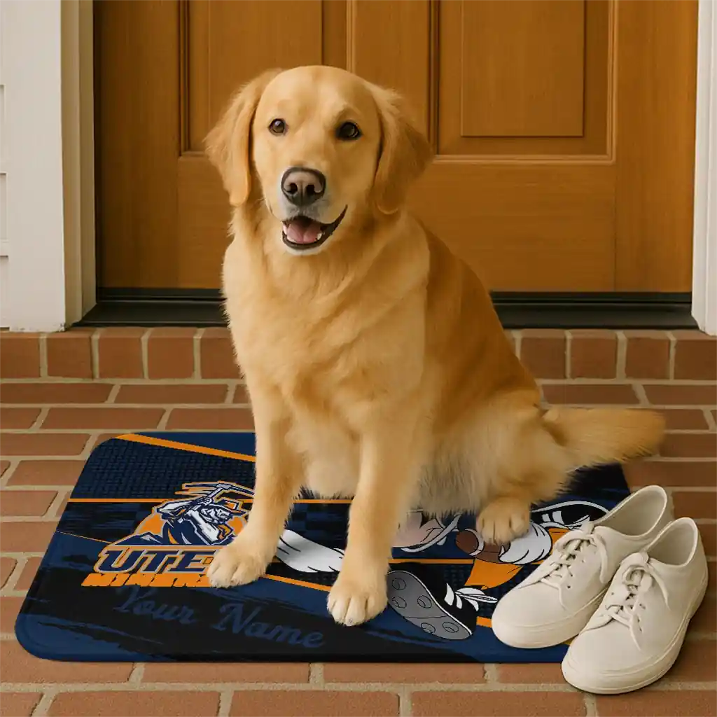 personalized-utep-miners-mickey-quarterback-blue-black-doormat-high-quality.webp